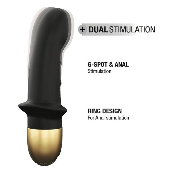 Dorcel Mini Lover 2.0 - akumulators, G-punkta vibrators (melns-zelts)