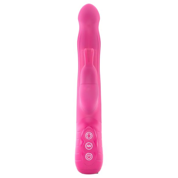 Dorcel Baby Rabbit 2.0 - akumulatora vibrators ar klitora stimulatoru (rozā)