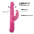 Dorcel Baby Rabbit 2.0 - akumulatora vibrators ar klitora stimulatoru (rozā)