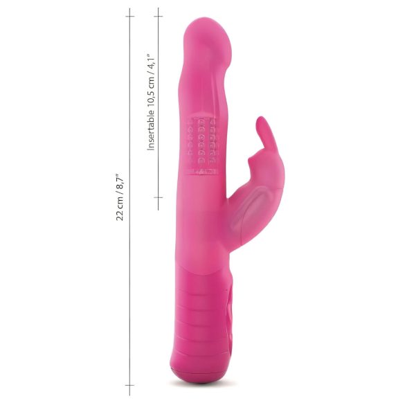 Dorcel Baby Rabbit 2.0 - akumulatora vibrators ar klitora stimulatoru (rozā)