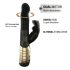 Dorcel Baby Rabbit 2.0 - klitoriskā vibrators (melns-zelts)