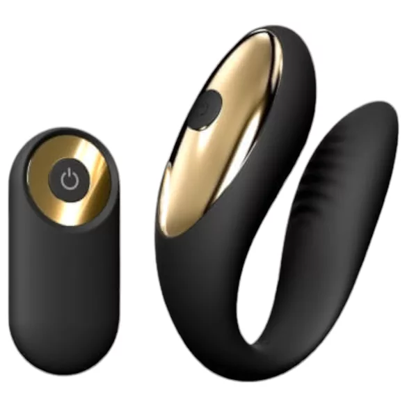 Dorcel pāra vibrators ar akumulatoru tālvadību melns