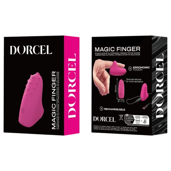 Dorcel Magic Finger - akumulators, pirkstu vibrators (rozā)