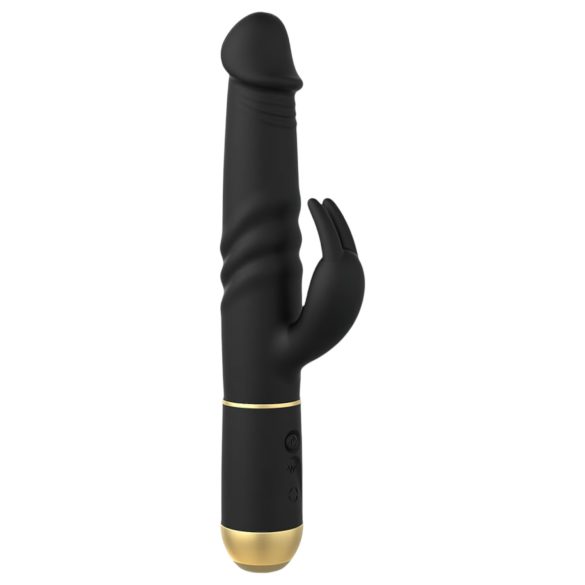 Dorcel Dusmīgais Trusis 2.0 - vibrators ar stimulēšanas roku (melns)