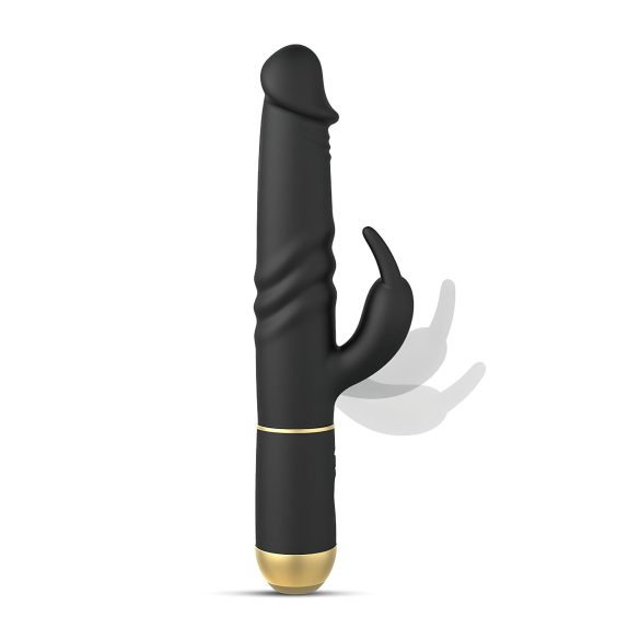 Dorcel Furious Rabbit 2.0 - vibrators ar klitora stimulatoru, melns