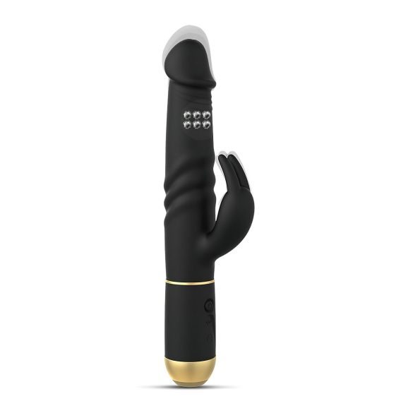 Dorcel Furious Rabbit 2.0 - vibrators ar klitora stimulatoru, melns