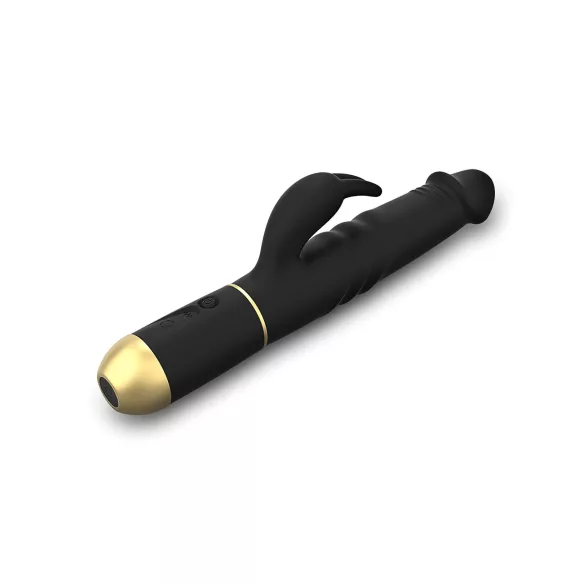 Dorcel Furious Rabbit 2.0 - vibrators ar klitora stimulatoru, melns