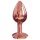 Dorcel Diamond Plug S - alumīnija anālais plugs - mazs (rozā zelts)