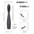 Dorcel G-slim - akumulatora G-punkta vibrators (melns)