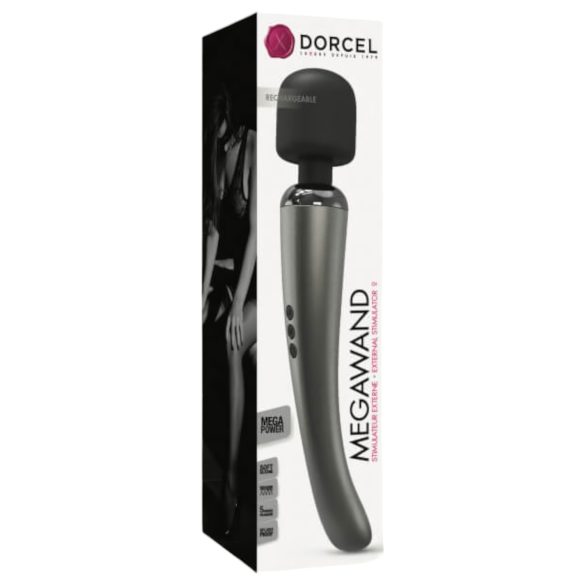 Dorcel Megawand - uzlādējams masāžas vibrators (sudrabs)