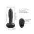 Dorcel Dziļais Grūdiens - melns vibratorrs