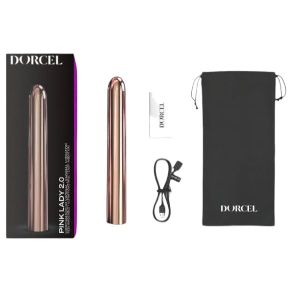 Dorcel Pink Lady 2.0 - uzlādējams vibrators (rozā zelts)