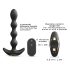 Dorcel Flexi Bumbiņas - uzlādējams, radio vadāms anālais vibrators (melns)