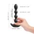 Dorcel Flexi Bumbiņas - uzlādējams, radio vadāms anālais vibrators (melns)