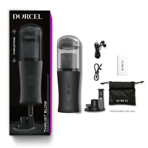 Dorcel Thrust Blow - vīriešu masturbators ar stumšanas funkciju melns