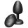 Dorcel - M izmēra tālvadības anālais vibrators (melns)
