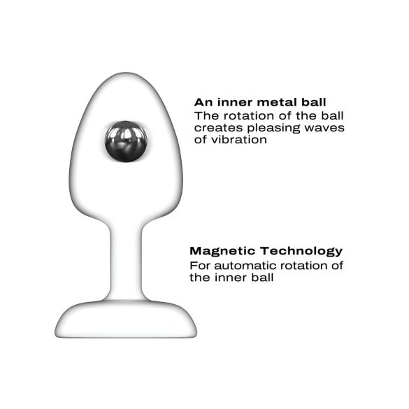 Dorcel - bumbiņu tālvadības anālais vibrators M - (melns)