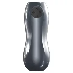   Dorcel Blowjoy Vibe - sūcošs un vibrējošs uzlādējams masturbators (pelēks)