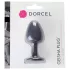 Dorcel Geisha Plug M - bumbiņu anālais spraudnis (melns)