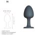 Dorcel Geišas Anālā Bumbiņa - Plug (Melns)