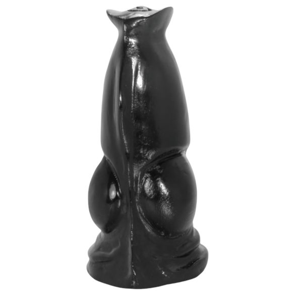 AnimHole Wolf - dildo dzimumloceklis 21 cm melns