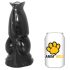 AnimHole Vilks - vilku dzimumlocekļa dildo - 21cm (melns)