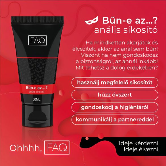 FAQ - Vai grēks ir…? anālais lubrikants (50ml)