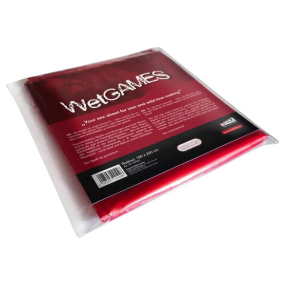 Joydivision WetGames - ūdensnecaurlaidīgais seksa palags - 180x220 (sarkans)