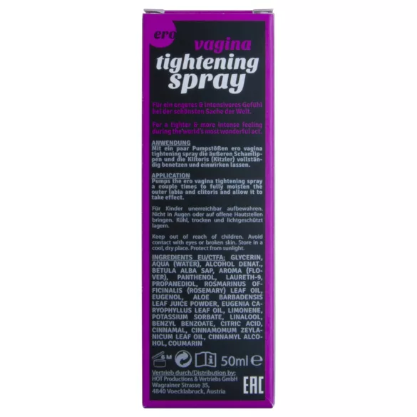 HOT Ero - maksts sašaurināšanas sprejs sievietēm (50 ml)