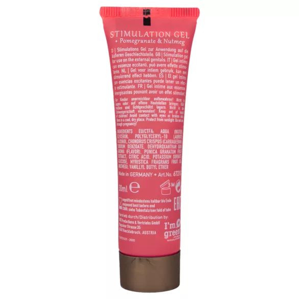 HOT Shiatsu - stimulējošs krēms sievietēm - granātābols (30 ml)