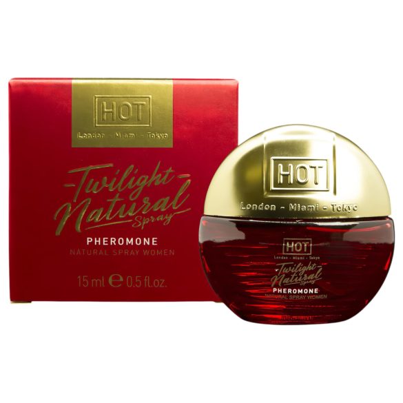 HOT Twilight Natural - feromonu smaržas sievietēm (15 ml) - bez aromāta
