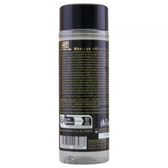 HOT masāžas eļļa vaniļa 100ml
