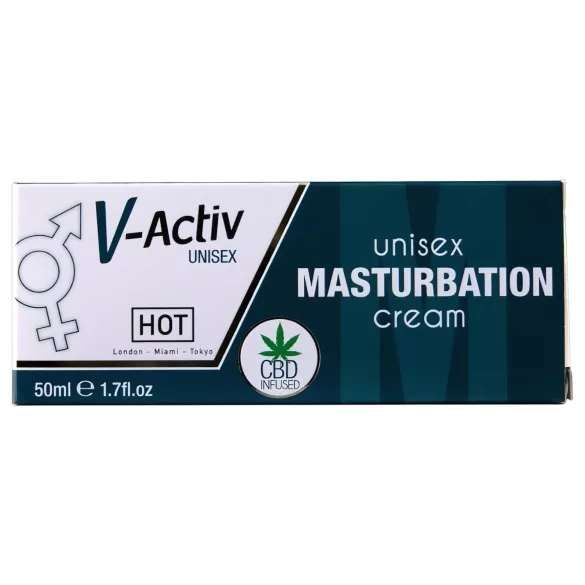 Hot V-Active - stimulējošs uniseks masturbācijas krēms (50 ml)