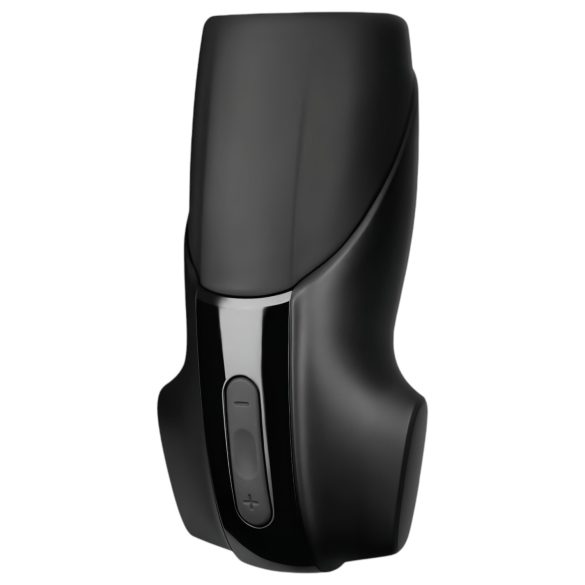 Satisfyer Men Vibes - uzlādes galviņvibrators (melns)