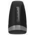 Satisfyer Men Heat Vibration - sildošs vibrators vīriešiem (melns)