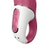 Satisfyer Petting Hippo - uzlādējams, ūdensizturīgs vibrators (rozā)