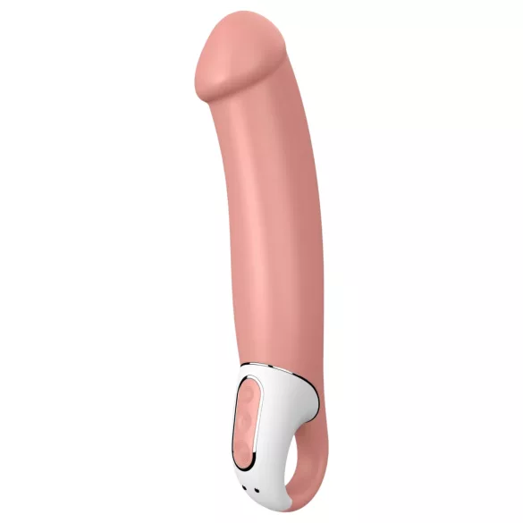 Satisfyer Master - ūdensizturīgs uzlādējams vibrators naturālās krāsas