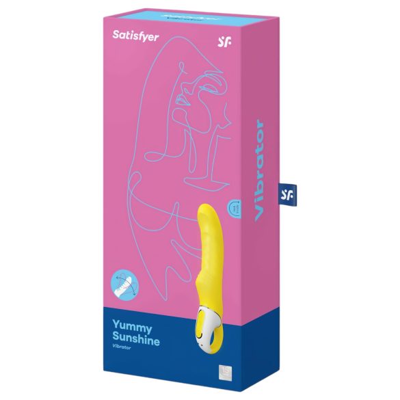 Satisfyer G-punkta vibrators ūdensizturīgs dzeltens Yummy Sunshine