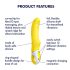 Satisfyer Yummy Sunshine - ūdensizturīgs G punkta vibrators (dzeltens)
