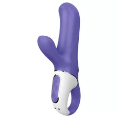   Satisfyer Magic Bunny - ūdensizturīgs vibrators ar klitora rociņu (violets)