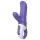 Satisfyer Magic Bunny - ūdensizturīgs vibrators ar klitora rociņu (violets)