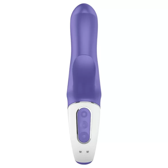 Satisfyer Magic Bunny - ūdensizturīgs vibrators ar klitora rociņu (violets)