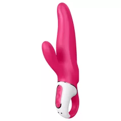   Satisfyer Mr. Rabbit - ūdensizturīgs vibrators ar klitora stimulatoru (rozā)