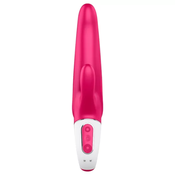 Satisfyer Mr. Rabbit - ūdensizturīgs vibrators ar klitora stimulatoru (rozā)