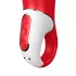 Satisfyer Power Flower - uzlādējams, ūdensizturīgs vibrators (sarkans)