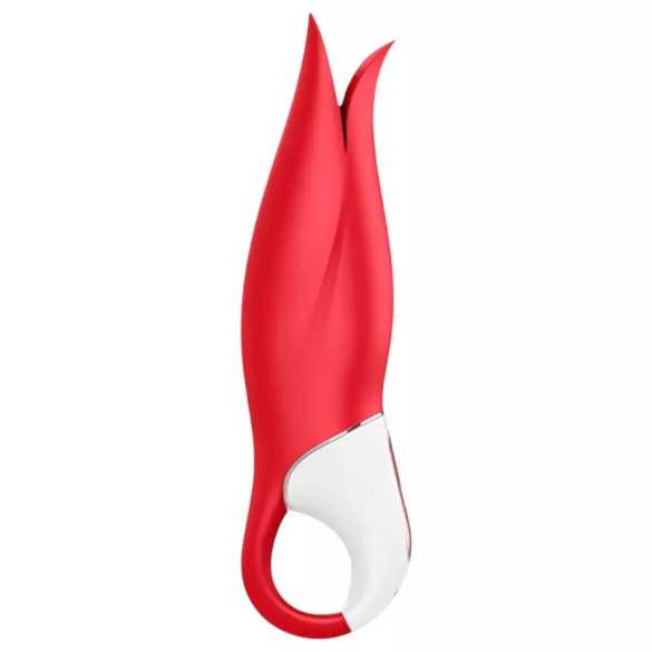 Satisfyer Power Flower - uzlādējams, ūdensizturīgs vibrators (sarkans)