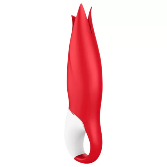 Satisfyer Power Flower - uzlādējams, ūdensizturīgs vibrators (sarkans)