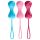 Satisfyer Power Balls – kustīgo bumbiņu geiša komplekts (3 gab.)