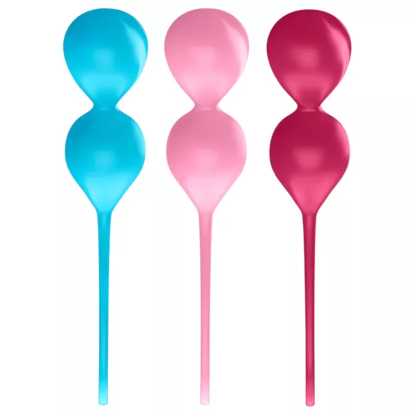 Satisfyer V Balls - geišas bumbiņu komplekts 3 gab