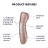 Satisfyer Pro 2+ - akumulatora klitora stimulators (brūns)